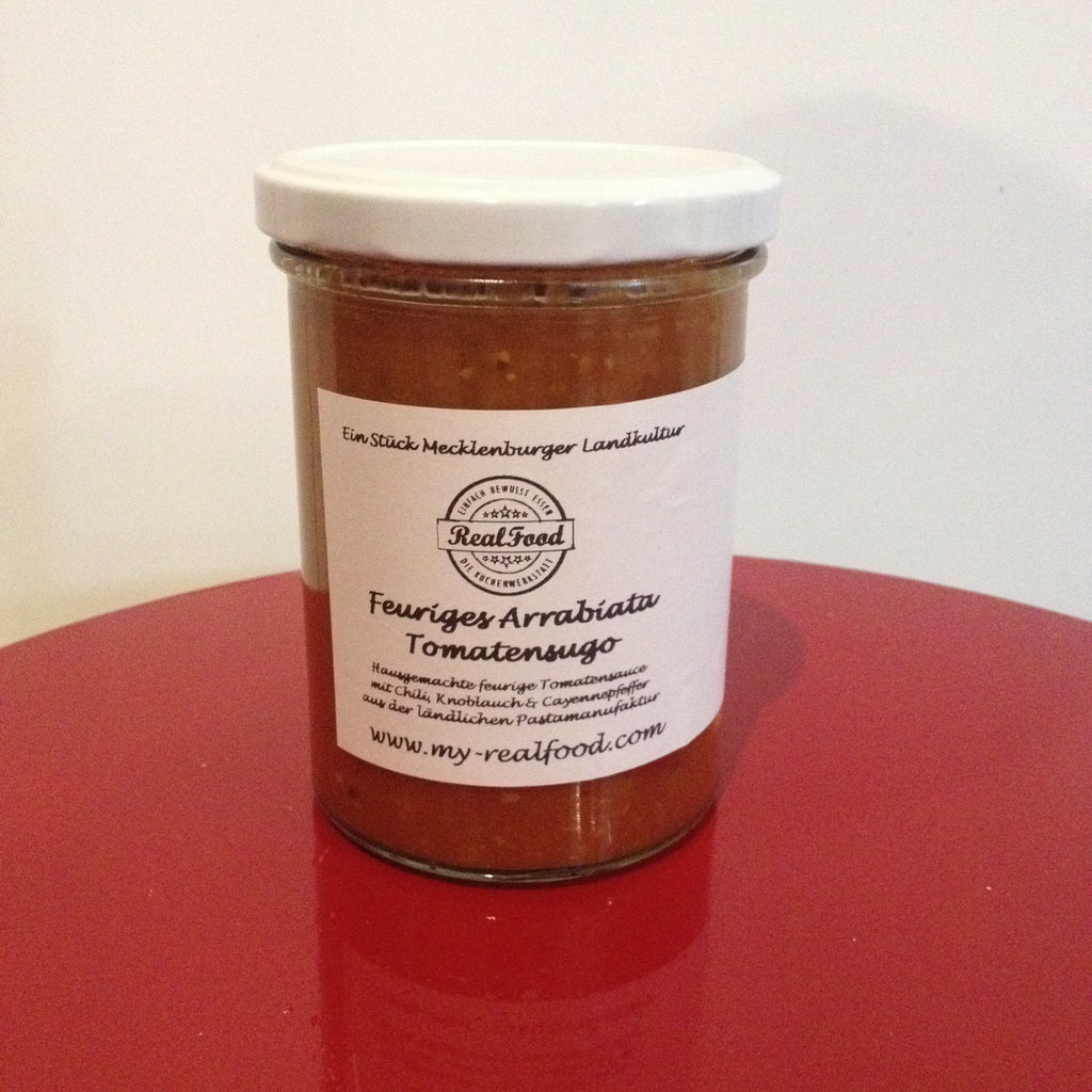 Feuriges Arrabiata Tomatensugo