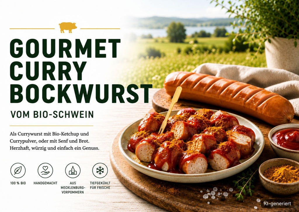 Gourmet Curry Bockwurst, tiefgefroren