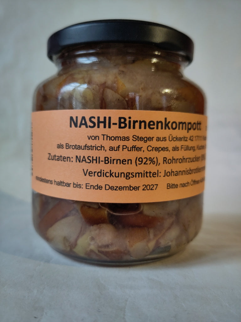 NASHI-Birnenkompott Glas 350g