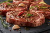 Kamm steaks mariniert
