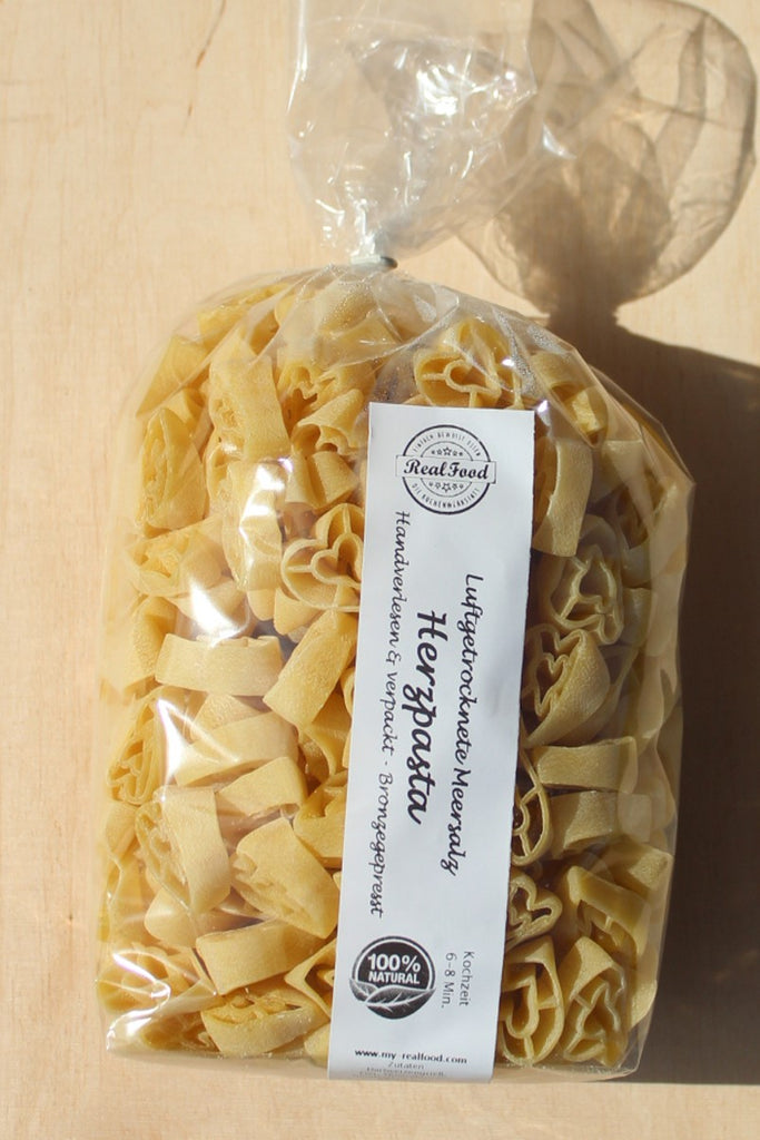Luftgetrocknete Meersalz Herzpasta 500g