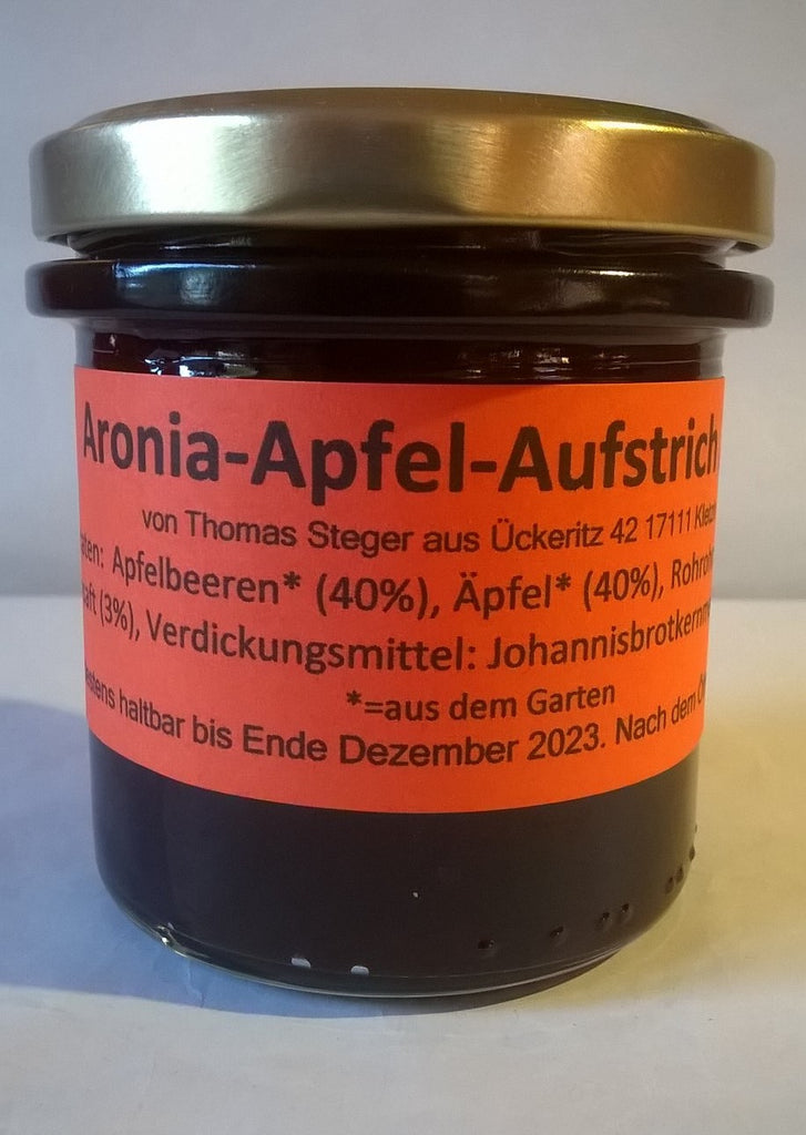 Aronia Apfel Aufstrich 170g 3 Gläser