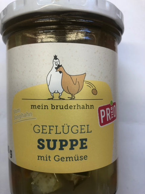 Geflügel Suppe Gemüse